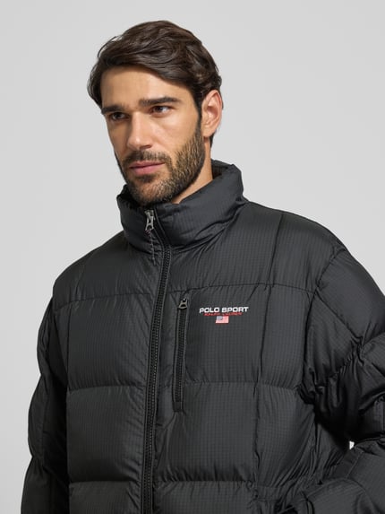 Polo Ralph Lauren Kurtka pikowana z wyhaftowanym logo Czarny 3