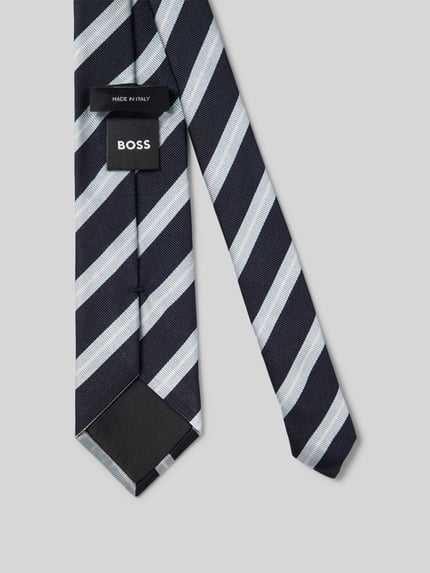 BOSS Krawatte aus Seiden-Mix Modell 'H-Tie 7,5 CM-262' Bleu 2