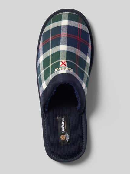 Barbour Kapcie z miękką wkładką Butelkowy zielony 3