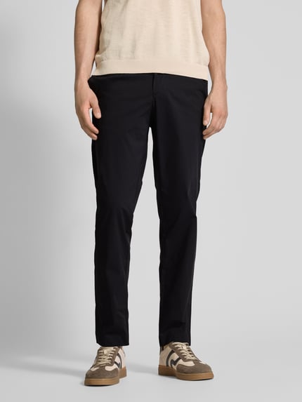 Selected Slim Fit Hose mit Tunnelzug Modell 'LERO' Black 4