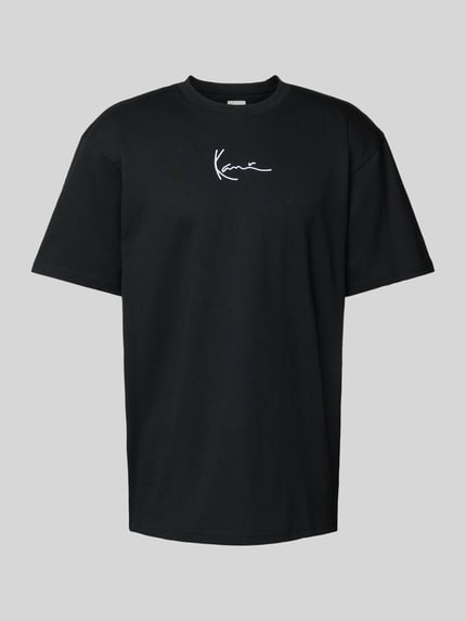 Karl Kani T-shirt z wyhaftowanym logo Czarny 2