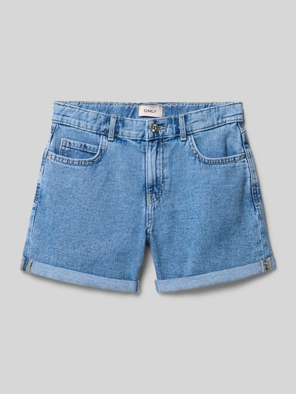 ONLY Regular Fit Jeansshorts aus reiner Baumwolle Modell 'VEGA' Hellblau 1
