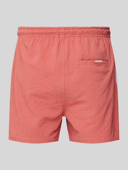 ONLY & SONS Regular Fit Badehose mit Strukturmuster Modell 'TED LIFE' Rostrot 3