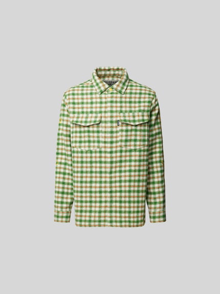 Billionaire Boys Club Koszula casualowa o kroju regular fit z dodatkiem wełny Zielony 2