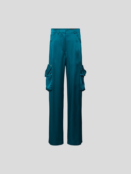 Botter Cargobroek van pure viscose Petrol - 2