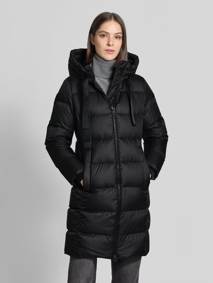 Marc O'Polo Regular Fit Daunenmantel mit Label-Print Black 4