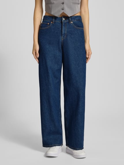JJXX Wide Leg Jeans im 5-Pocket-Design Dunkelblau 4