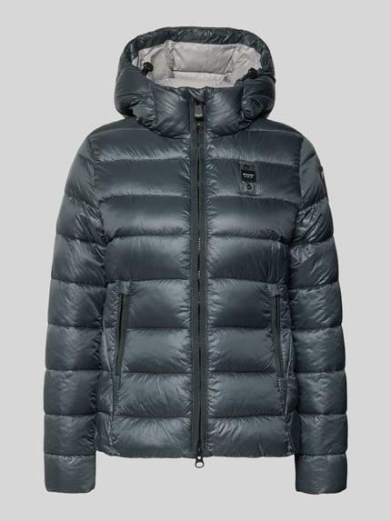 Blauer USA Steppjacke mit Sorona®-Füllung Modell 'CAROLL' Dunkelgrau 2