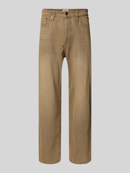 JACK & JONES Baggy Fit Jeans im 5-Pocket-Design Modell 'ALEX' Dunkelbraun 2