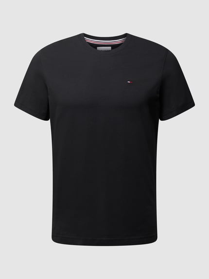 Tommy Jeans T-Shirt in Melange-Optik Black 2