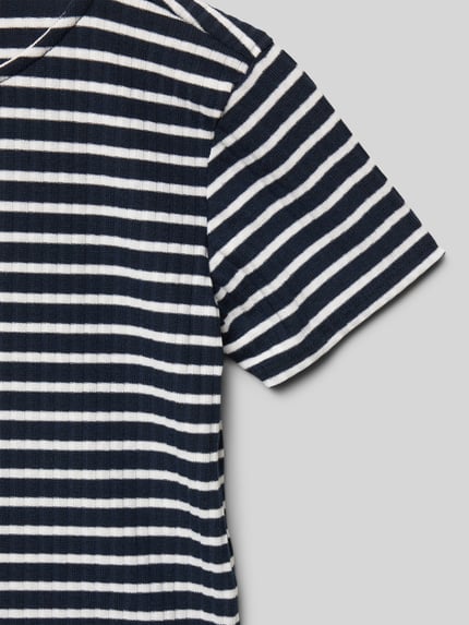 ONLY Regular Fit T-Shirt mit Viskoseanteil Modell 'NELLA' Dunkelblau 2