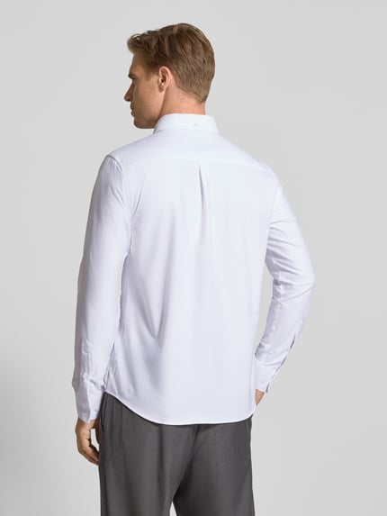 Les Deux Regular Fit Freizeithemd mit Button-Down-Kragen Modell 'Konrad' Weiss 5