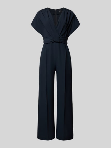 BOSS Jumpsuit mit V-Ausschnitt Modell 'Debasa' Marine 2