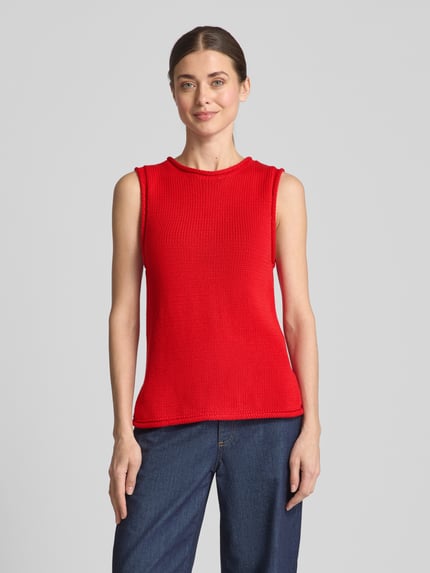 MOS MOSH Pullunder mit Rundhalsausschnitt Modell 'AUBIN' Rot 4