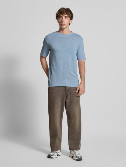 Marc O'Polo DENIM Regular Fit T-Shirt aus reiner Baumwolle Blau 1