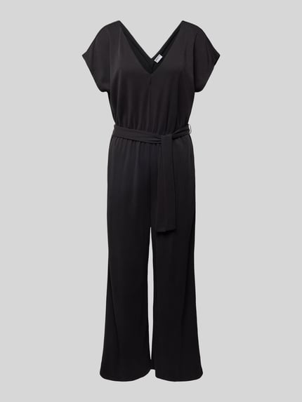 Jake*s Casual Jumpsuit mit Bindegürtel Black 2
