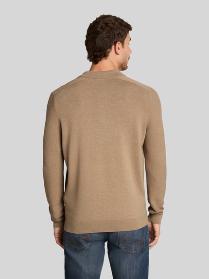 Tom Tailor Regular fit pullover met polokraag Camel - 5