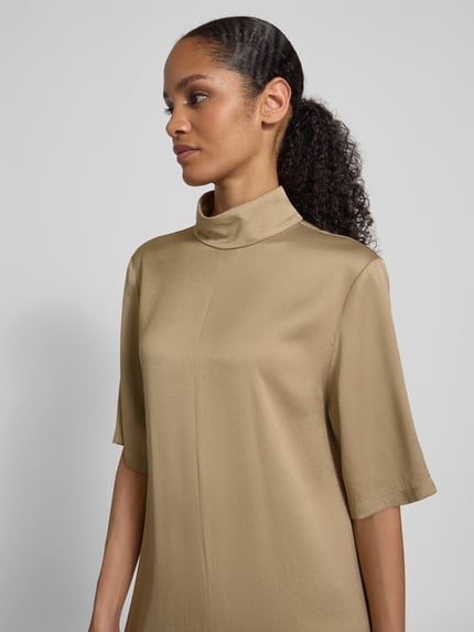 DRYKORN Maxi-jurk met opstaande kraag en 1/2-mouwen Camel - 3
