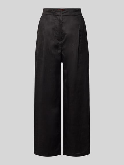 Max Mara Studio Regular Fit Culotte in verkürzter Länge Modell 'TARTUFO' Black 2