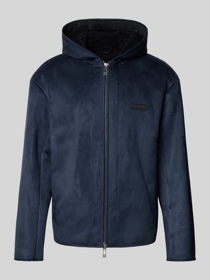 Armani Exchange Kurtka z kapturem Granatowy 2
