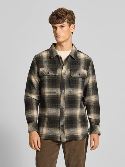 G-Star RAW Regular fit vrijetijdsoverhemd met borstzakken Olijfgroen - 4