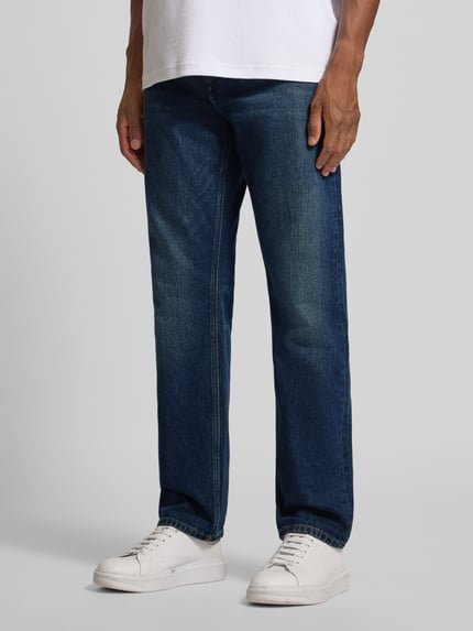 Tommy Hilfiger Jeansy o kroju straight fit z czystej bawełny Ciemnoniebieski 4