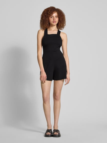 EDITED Jumpsuit mit Karree-Ausschnitt Modell 'Alessia' Black 1