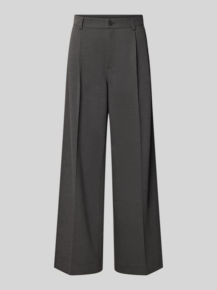Broek met persplooien en achterzakken Shop The Look MANNEQUINE