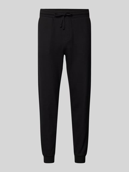 HUGO Sweatpants mit elastischem Bund Modell 'Austin' Black 2