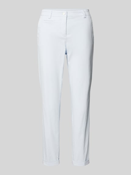 CAMBIO Spodnie o skróconym kroju slim fit model ‘STELLA’ Błękitny 2