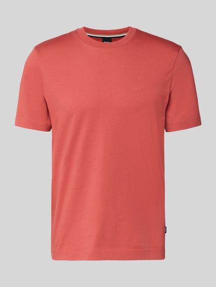 BOSS Regular Fit T-Shirt aus reiner Baumwolle Modell 'Thompson 01' Hellrot 2