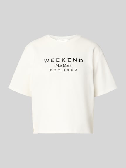 Regular Fit T-Shirt aus reiner Baumwolle Modell 'SABATO' Shop The Look MANNEQUINE