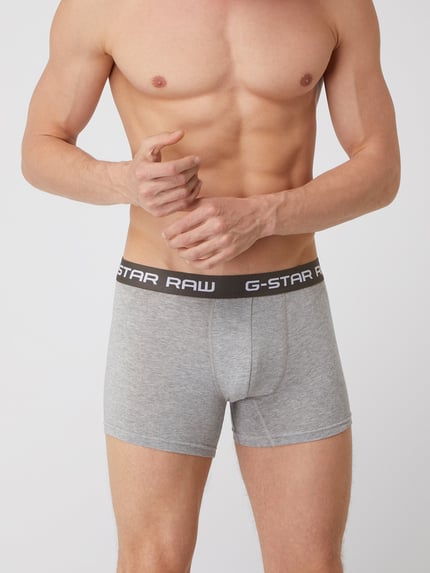 G-Star RAW Trunks aus Baumwoll-Elasthan-Mix Mittelgrau Melange 3