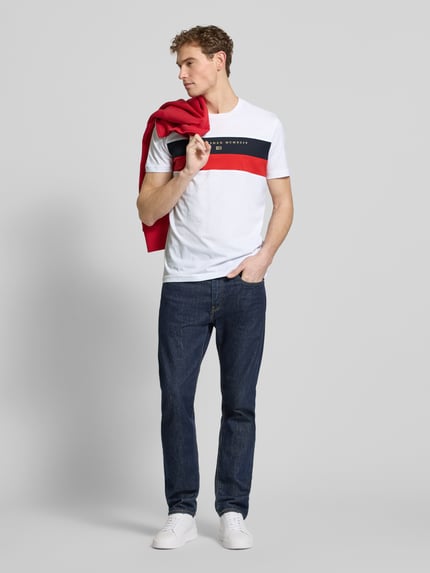 Christian Berg Men T-shirt o kroju regular fit z okrągłym dekoltem Biały 1