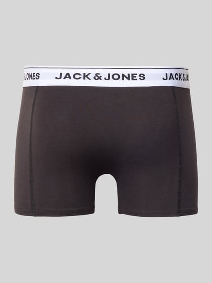 Produktfoto, Geschenkebox bestehend aus Trunks und Socken im 2er-Pack von Jack & Jones, Mieszanka bawełny i elastanu, pas z logo, czarny