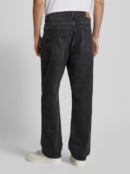 Samsøe Samsøe Regular fit jeans in 5-pocketmodel, model 'EDDIE' Zwart - 5