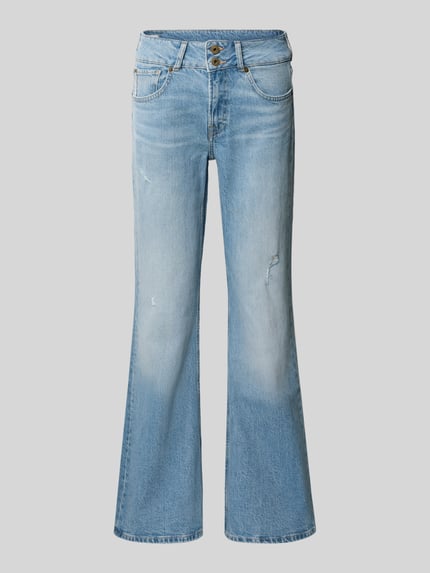 Pepe Jeans Flared jeans van katoenmix model 'VENUS' Lichtblauw - 2