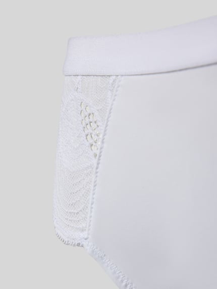 Marc O'Polo Slip met kant Wit - 2