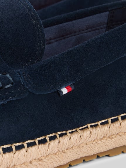 Tommy Hilfiger Loafer aus echtem Veloursleder Dunkelblau 4
