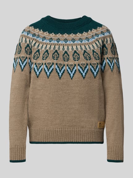 Dale of Norway Norwegerpullover aus Wolle Modell 'SULA' Camel 2