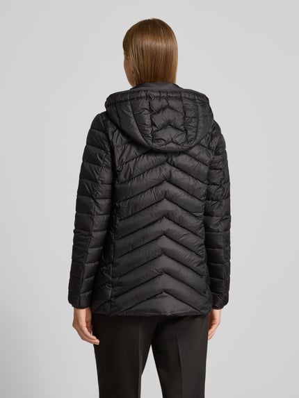 s.Oliver RED LABEL Shaped Fit Steppjacke mit Label Print Black 5