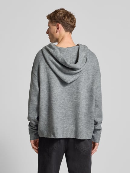 ANOTHER COTTON LAB Bluza z kapturem Jasnoszary melanż 5