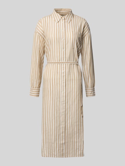 Scotch & Soda Midikleid mit Knopfleiste Sand 2