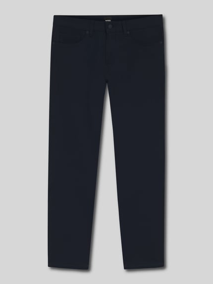 BOSS Slim Fit Hose aus Baumwoll-Mix Modell 'DELAWARE5' Marine 2