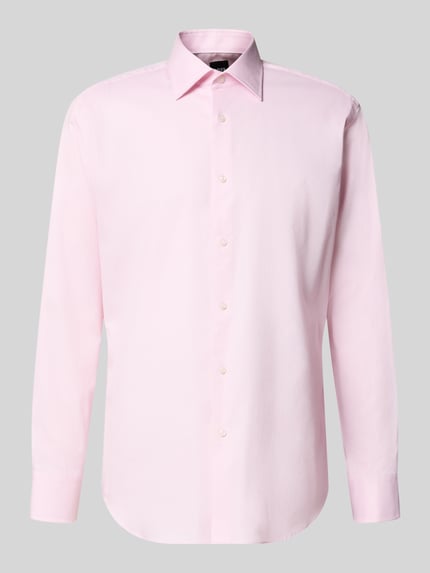 BOSS Regular Fit Businesshemd mit Kentkragen Rose 2