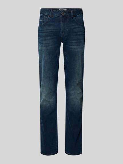 PME Legend Jeansy o kroju regular fit z 5 kieszeni model "Nightflight" Jeansowy niebieski 2