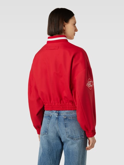 GANT Cropped College-Jacke mit Label-Patch Rot 5