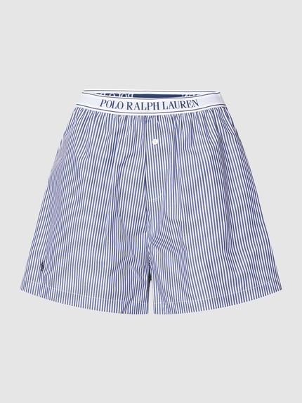 Polo Ralph Lauren Korte pyjamabroek met elastische band met logo Marineblauw - 2