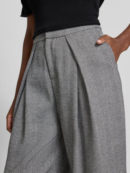 LOLLYS LAUNDRY Hose mit weitem Bein Modell 'Zola' Mittelgrau 3