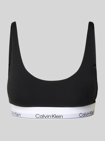 Calvin Klein Underwear Bralette met logostitching Zwart - 1